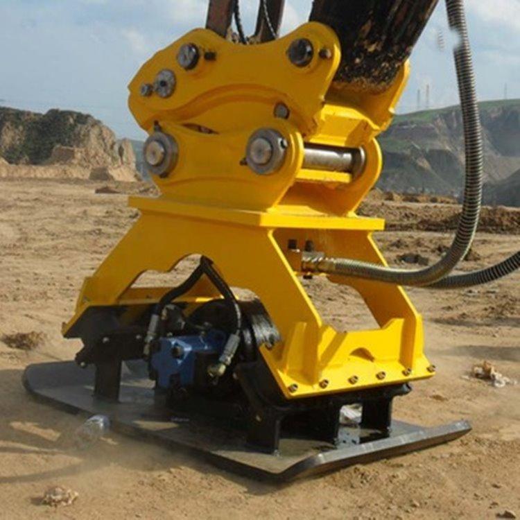 Excavator vibratory rammer
