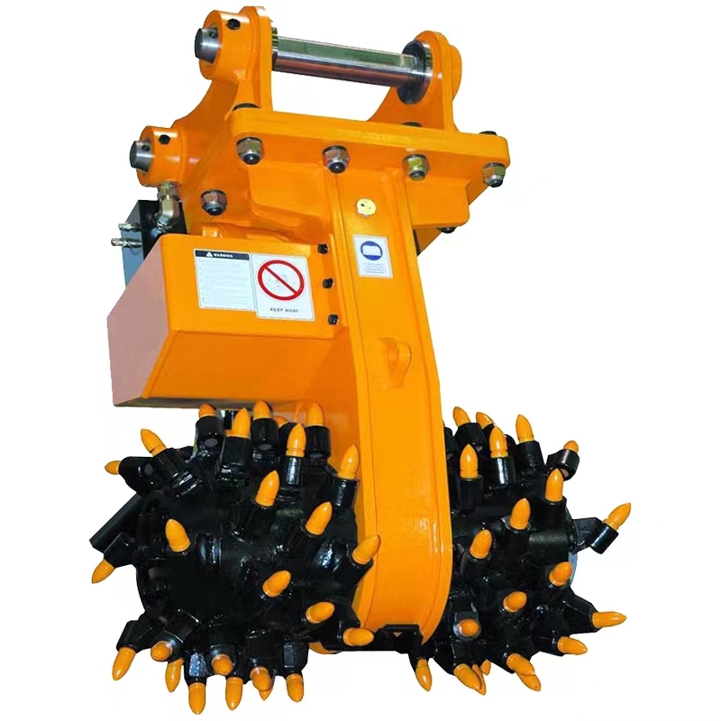 Excavator drum cutter