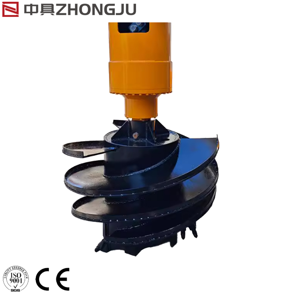 Excavator pile cap forming machine